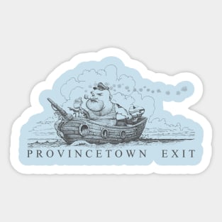 Provincetown Exit Sticker